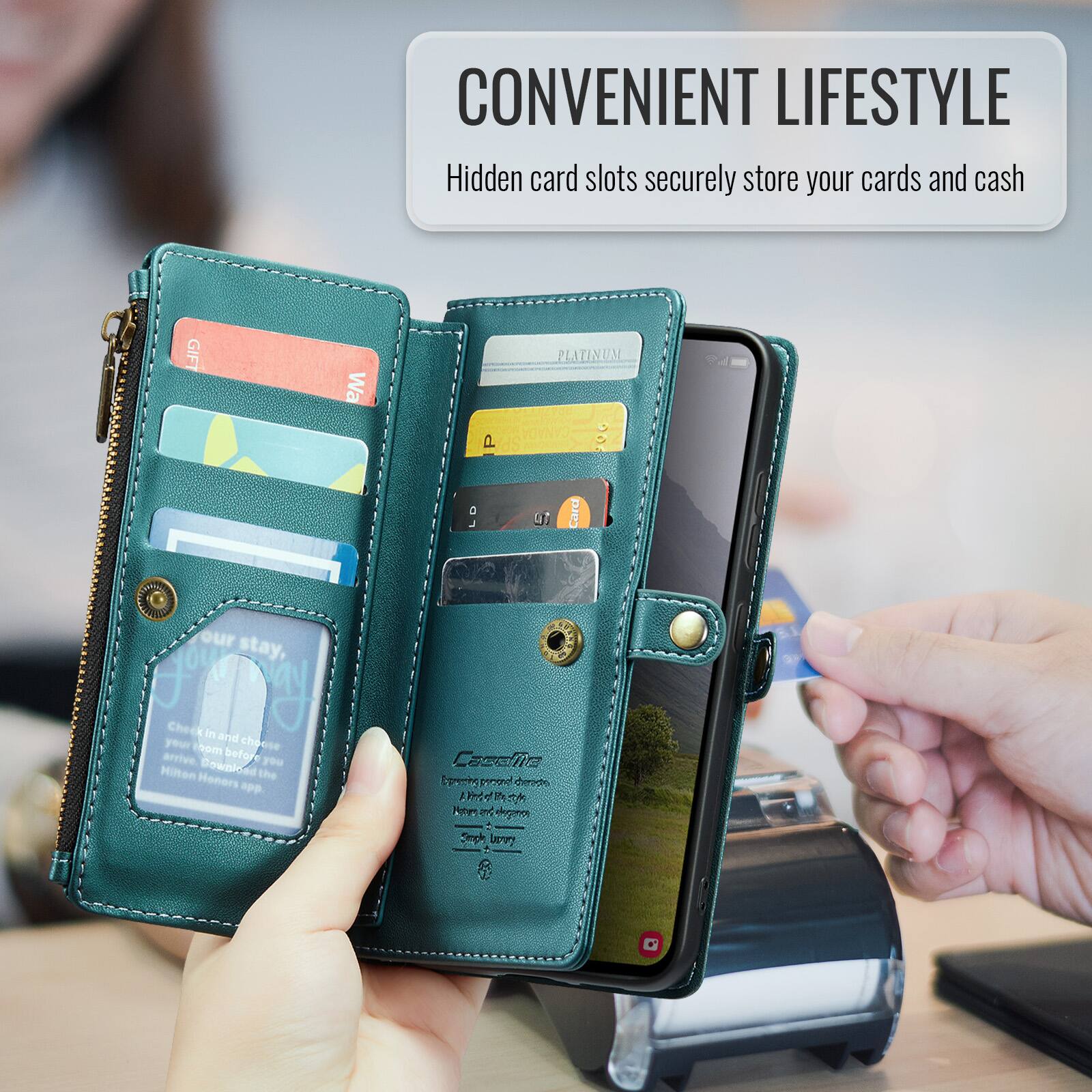 CONVENIENT LIFESTYLE  
Hidden card slots securely store your cards and cash  

GIFT  
Wa PLATINUM  
ATER CANADA  
D0 P SPAT  
ID Card  

IRTRTEA  
our stay,  
Yoay 400 t  
Check in and choose your room  
arrive before you  
Hilton Honors app  

2 Caseline  
nerate J  
yse 1  
nm 3  
eegones  
T Smgly lpy