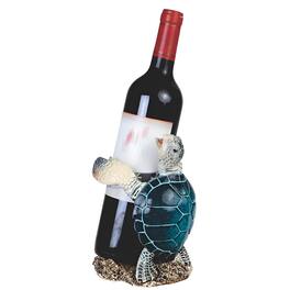 FC Design - 8"H Sea Turtle Wine Rack Bottle Holder Dining Room Figurine - Multicolor
