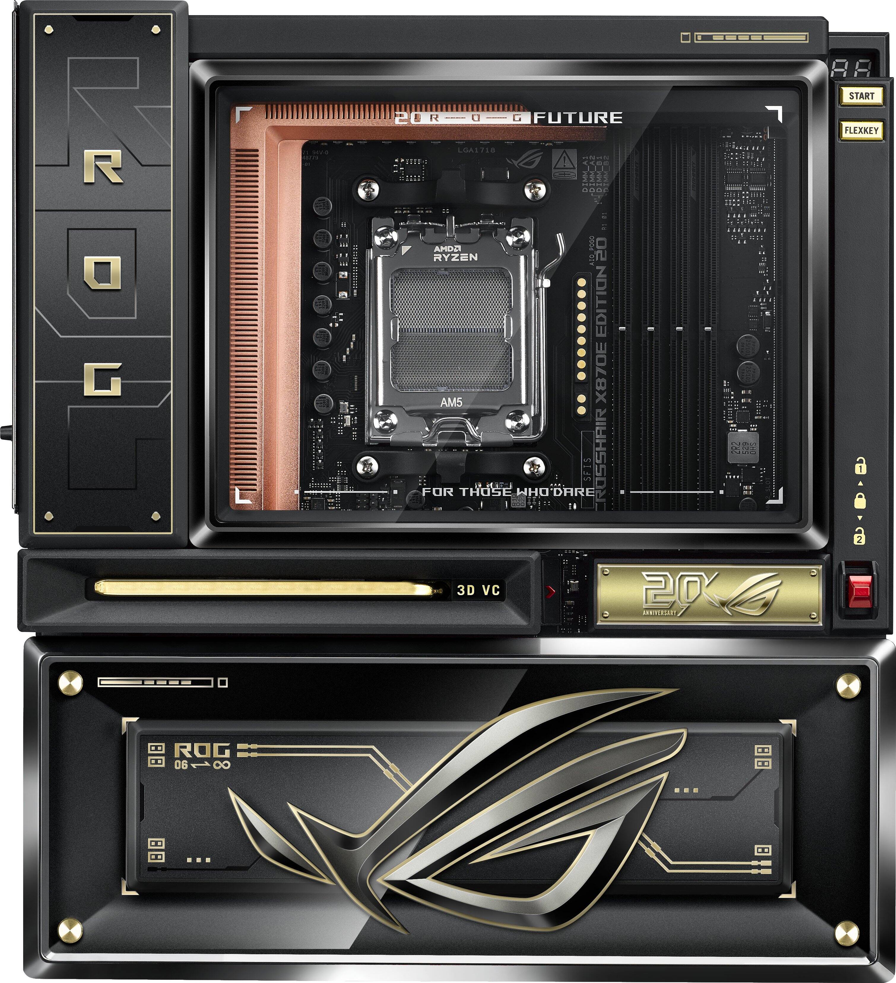 8A START R 2OR E R U G FUTURE 5A1718 POSONIN GOO FLEXXEY D G . *T : AMDA 2O_PORD 20 RYZEN EDITION AM5 X870E FOR THOSE 0N WHO'DARE SFIS ROSSHAIR a 2 - 3D vc 20 AESITIDSART ROG 06-00 06 ..- ...