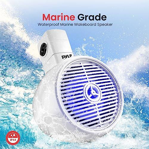 Marine Grade Waterproof Marine Wakeboard Speaker PYLE IP44