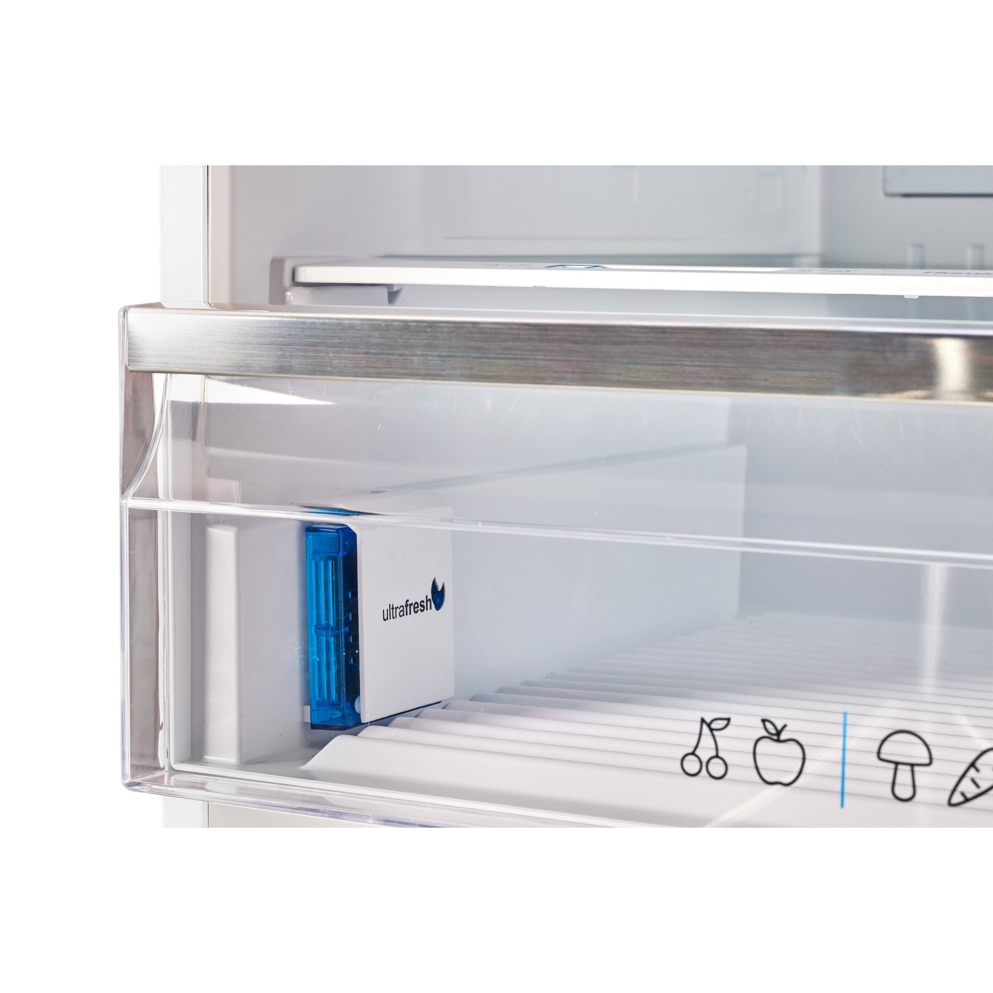 Alt View 4. Unique Appliances - 28 in. Wide Classic Retro 16.7 cu.ft Bottom Freezer Counter Depth Refrigerator - Marshmallow White.