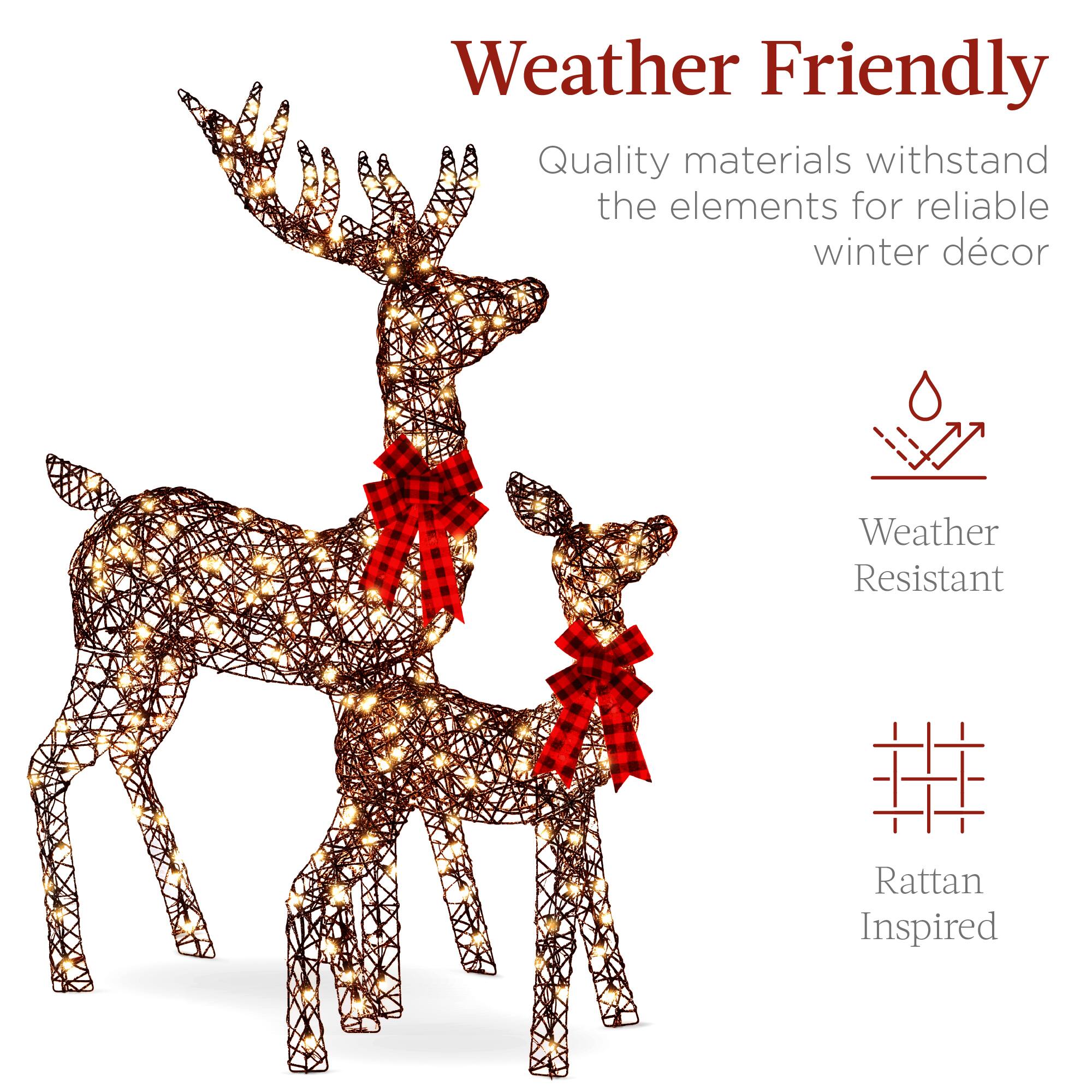 Weather Friendly

Quality materials withstand the elements for reliable winter décor

Weather Resistant

Rattan Inspired