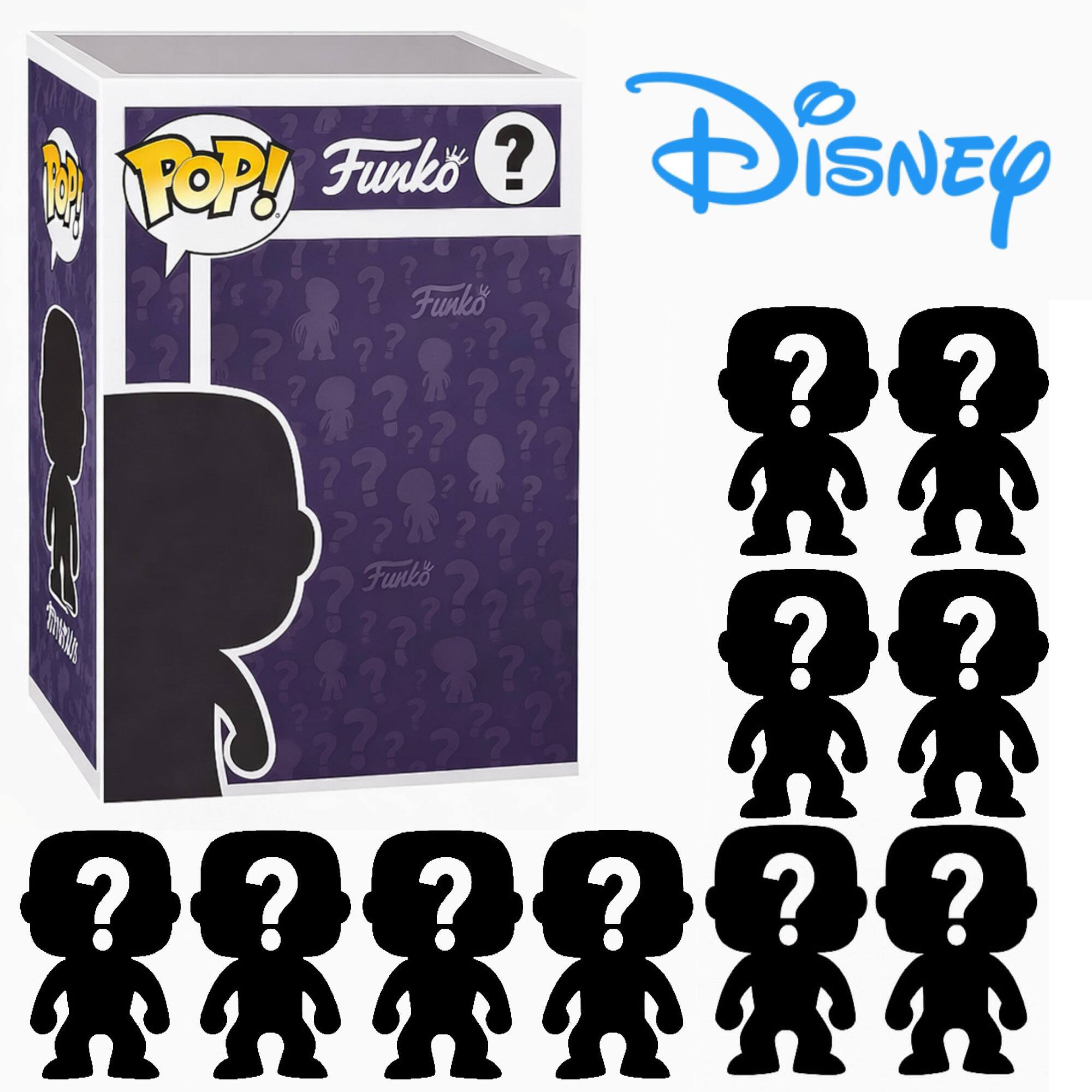 Pack of 10 Surprise Mystery Disney Funko Pop! Randomly Selected