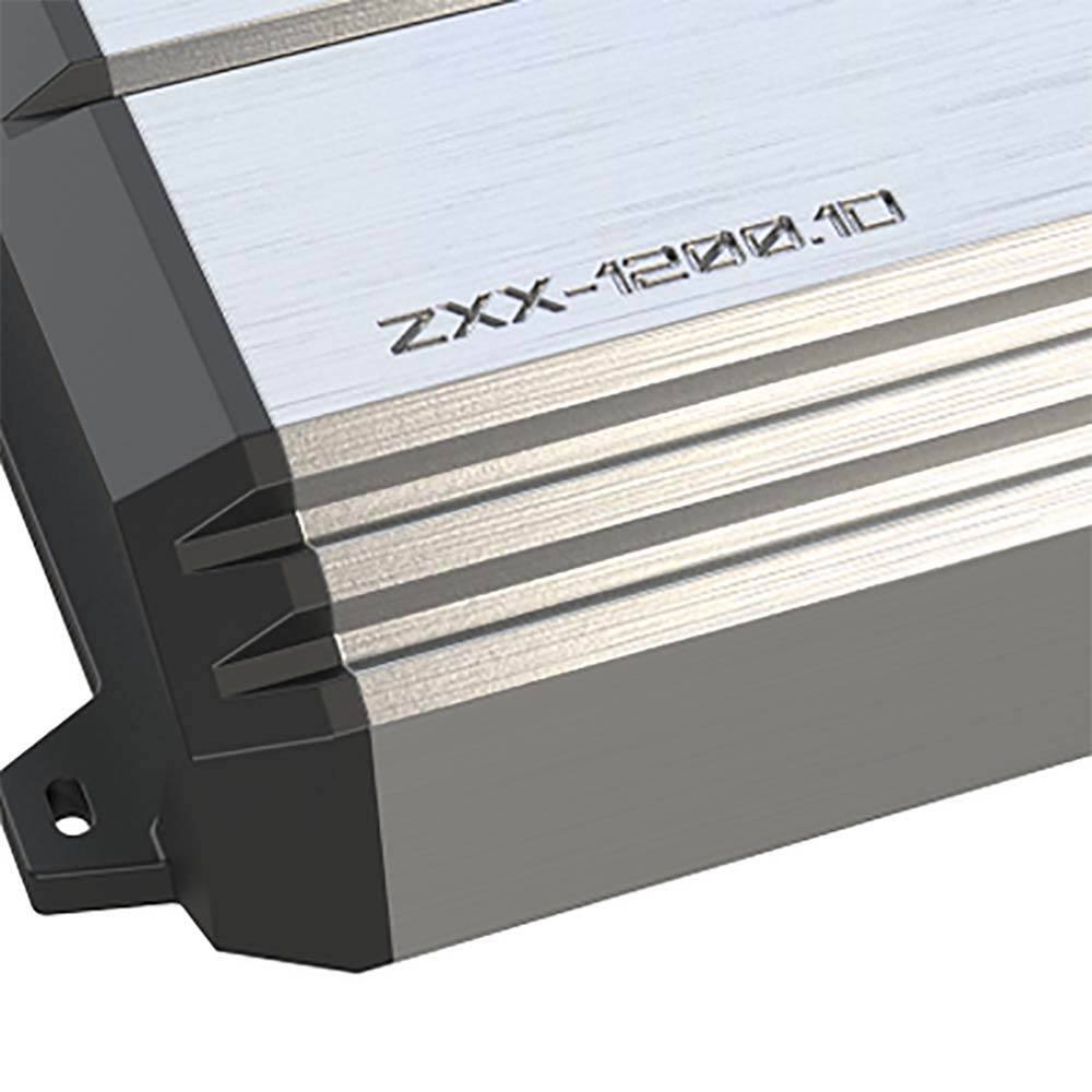 Alt View 8. Hifonics - Hifonics Zeus 1200W Max Class D Monoblock Car Audio Amp & Bass Knob, ZXX-1200.1D - Silver.