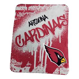 Logo Brands - Arizona Cardinals 50" x 60" Classic Graffiti Fleece Throw Blanket - Cardinal