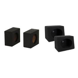 QPower - QBomb 6.5" Bedliner Spray Car Speaker Boxes & 6x9" Subwoofer Enclosures