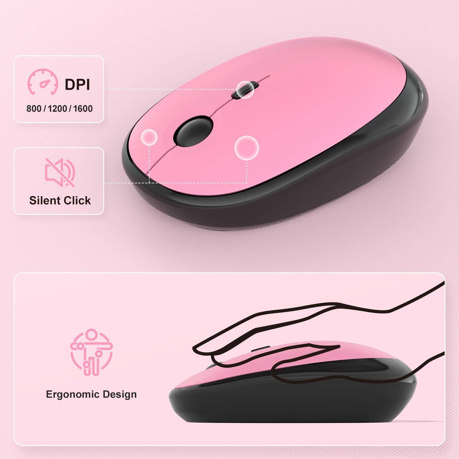 DPI: 800 / 1200 / 1600  
Silent Click  
Ergonomic Design