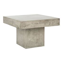 Safavieh - Tallen Dark Grey Indoor/Outdoor Modern Concrete 15.75" Coffee Table - Gray