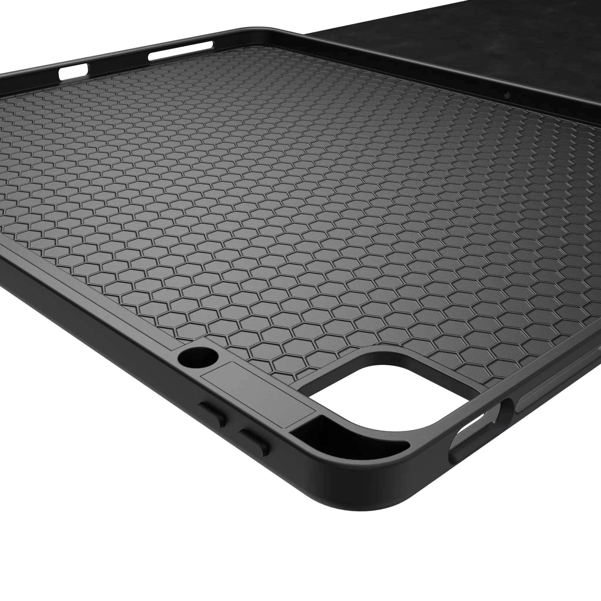 Back. Keyscaper - WWE Steel Tablet Case for Apple iPad - Apple iPad (10th Gen) - LA Knight.