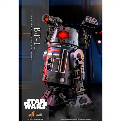 1/6TH SCALE COLLECTIBLE T-1 M FIGURE STAR WARS w S NEEO COMC Taye & & Lucasfilm Ltd. ROTOTIVE GHOWN FINAL PROTOTYPE SHOWN. FINAL PRODUCT MAY BE SLIGHTLY DIFFERENT
