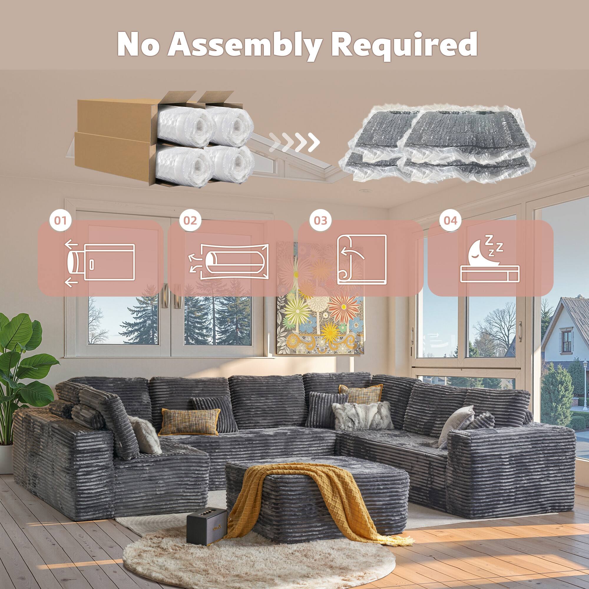 No Assembly Required

01
02
03
04