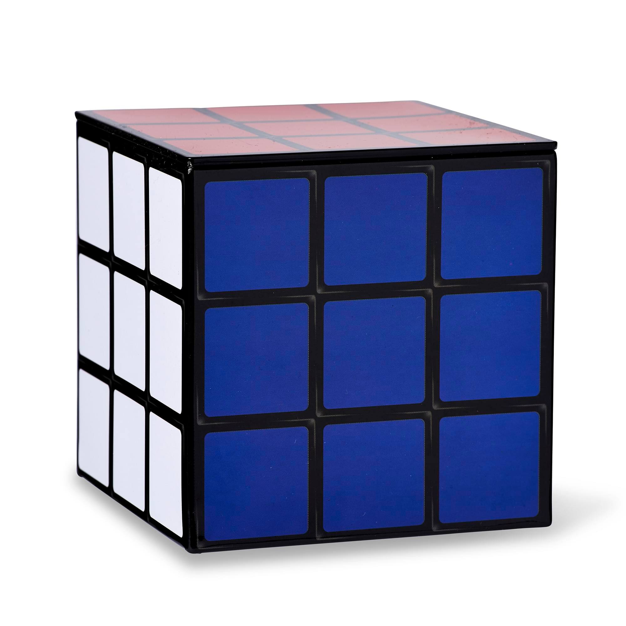Alt View 2. Toynk - Puzzle Cube 4 x 4 Inch Tin Storage Box - Multi-Color.