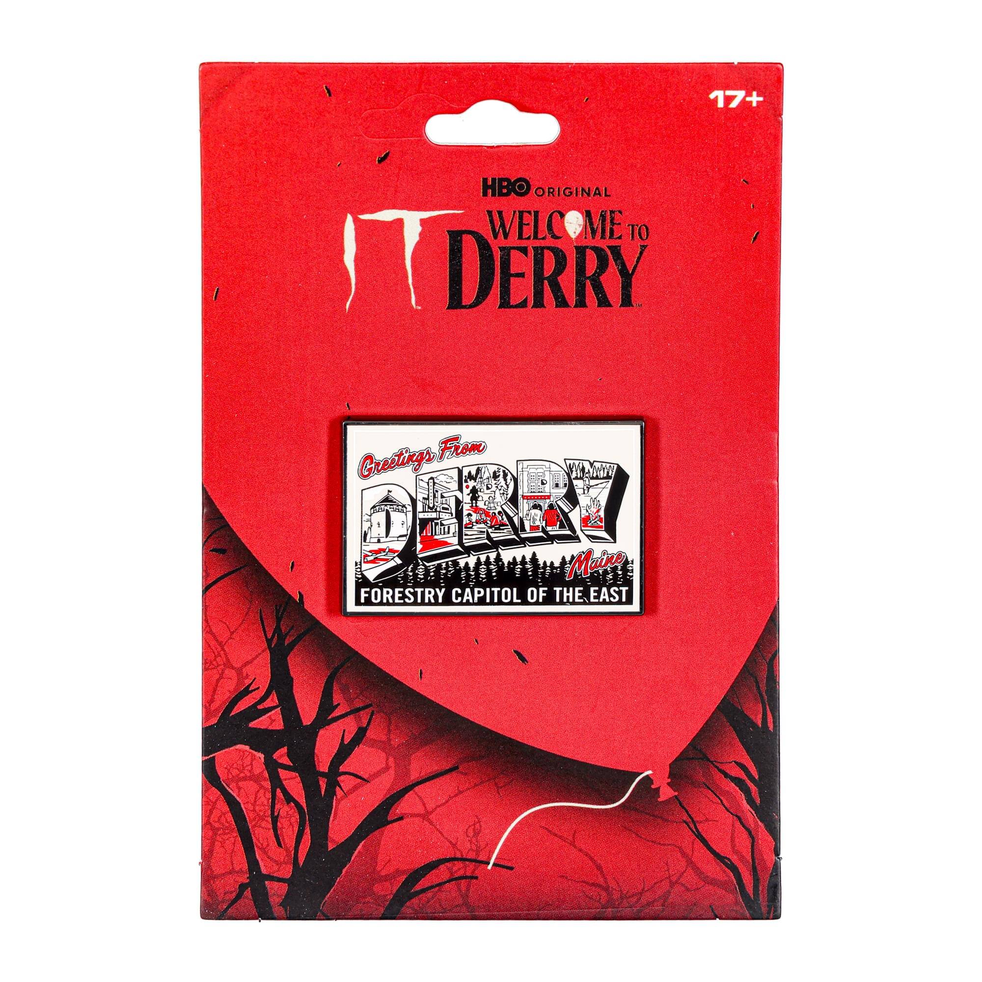 17+ HBO ORIGINAL WELCOME TO DERRY  
Greetings From MAINE  
FORESTRY CAPITAL OF THE EAST
