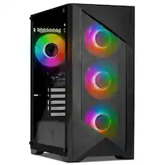 Front. YEYIAN - Yeyian Gaming PC Edge - RTX 5060 8GB : Intel Core i5 14400F : 16GB DDR5 : 1TB NVMe - SKU: YPI-ED44F0B-5601U.