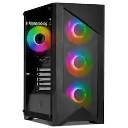 YEYIAN - Gaming PC. Intel Core i5 14400F, NVIDIA RTX 5060 8GB GDDR7, 1TB NVMe, 16GB DDR5, 650W 80+ Gold. YPI-ED44F0B-5601U