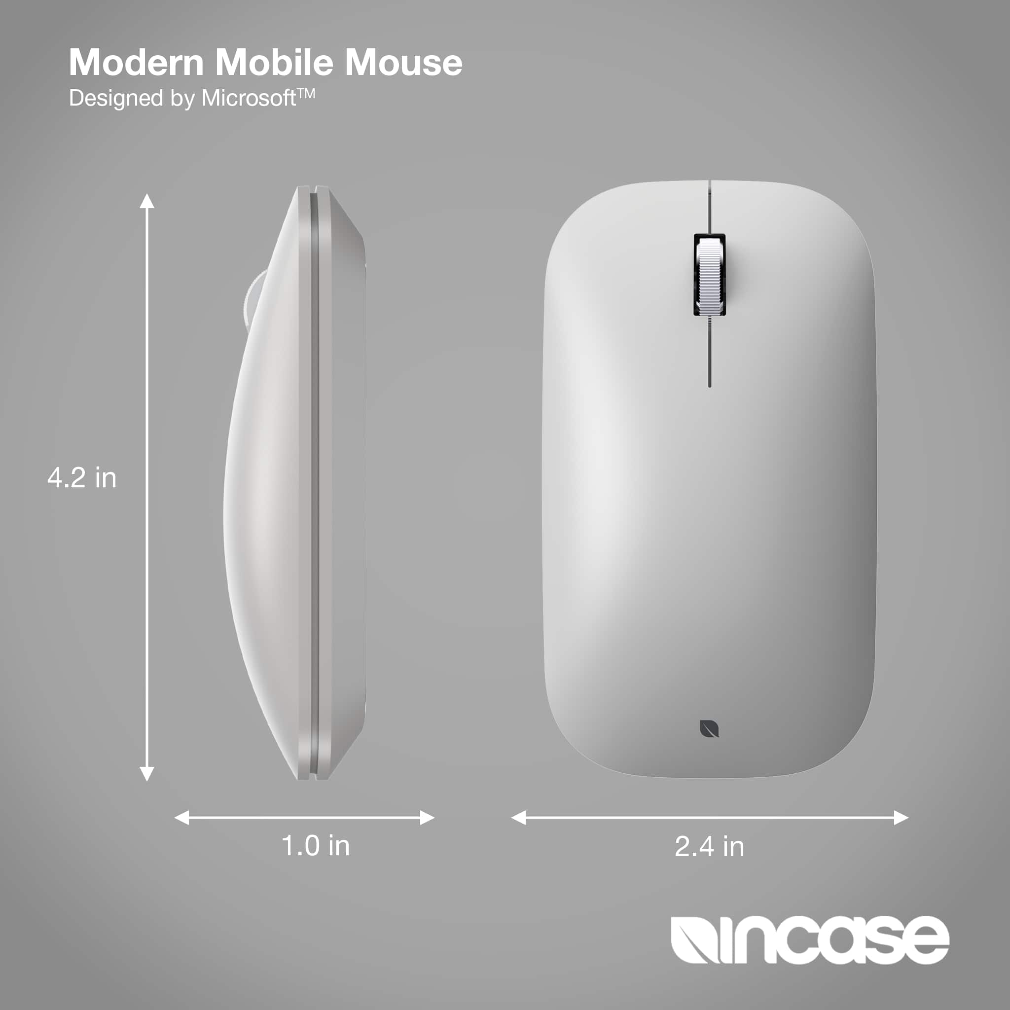 Modern Mobile Mouse MicrosoftTM Designed by Microsoft.