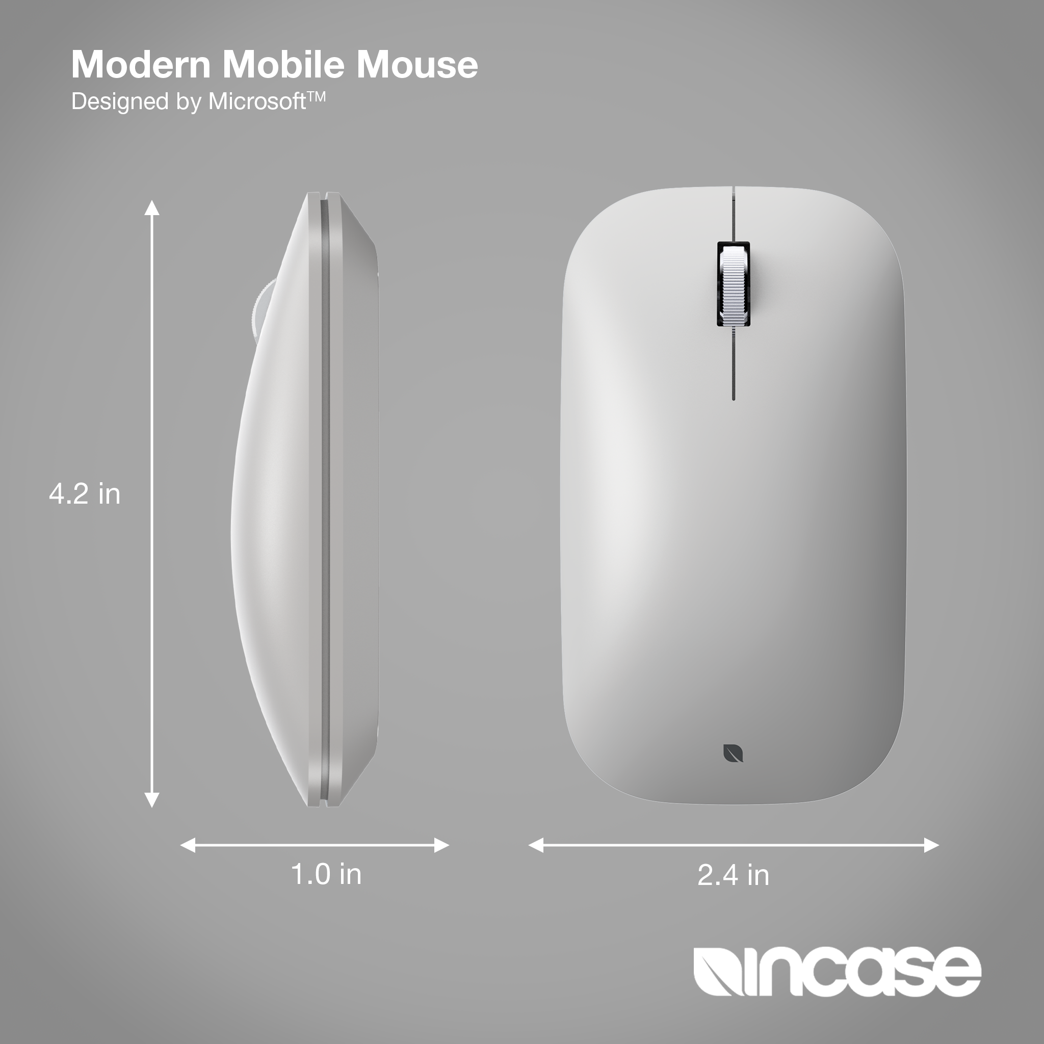 PC周辺機器 Microsoft - Microsoft MODERN MOBILE MOUSE KTF-00007 Microsoft Modern Mobile Mouse - Precision Control, Comfort