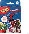 MATTEL Games
UNO the AMAZING SPIDER-MAN
Card Game • Jeu de cartes
Includes a SPECIAL RULE!
Inclut une CARTE SPÉCIALE!
Incluye una REGLA ESPECIAL!
REGRA ESPECIAL!
2-10
7+
HXV08
© MARVEL