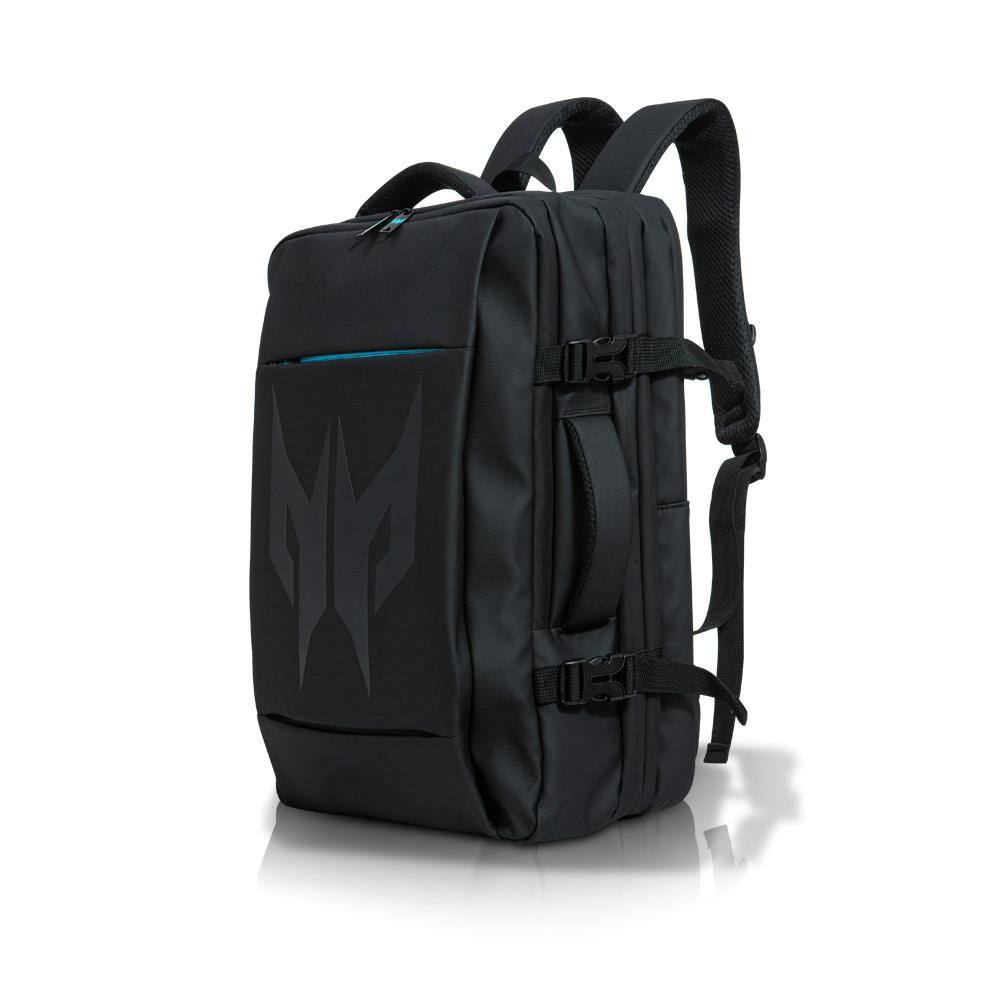Back. Acer - Predator Robust Backpack - Fits 18" Laptop Expandable 30L Water-Repellent Anti-Theft Pocket Chest Strap - Black.
