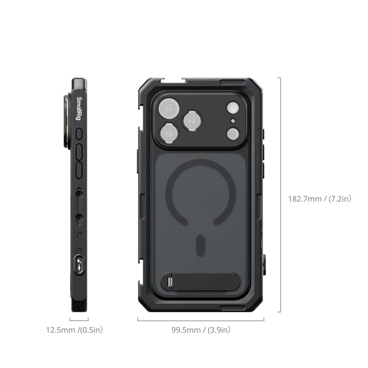 SmallRig 0 000 182.7mm / (7.2in) 12.5mm / (0.5in) 99.5mm / (3.9in)
