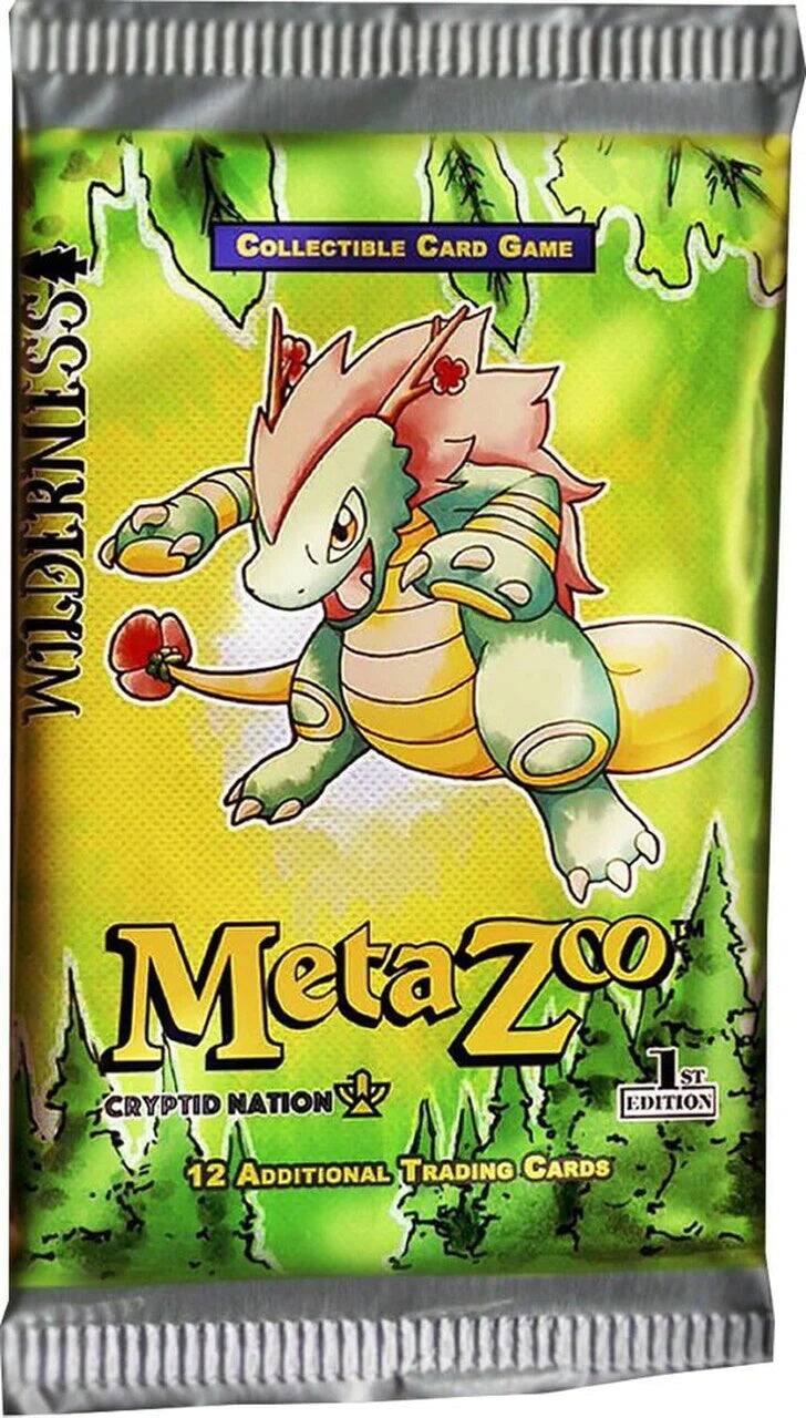 Collectible Card Game Wilderness MetaZoo 1st Cryptid Nation Edition 12 Additional Trading Cards