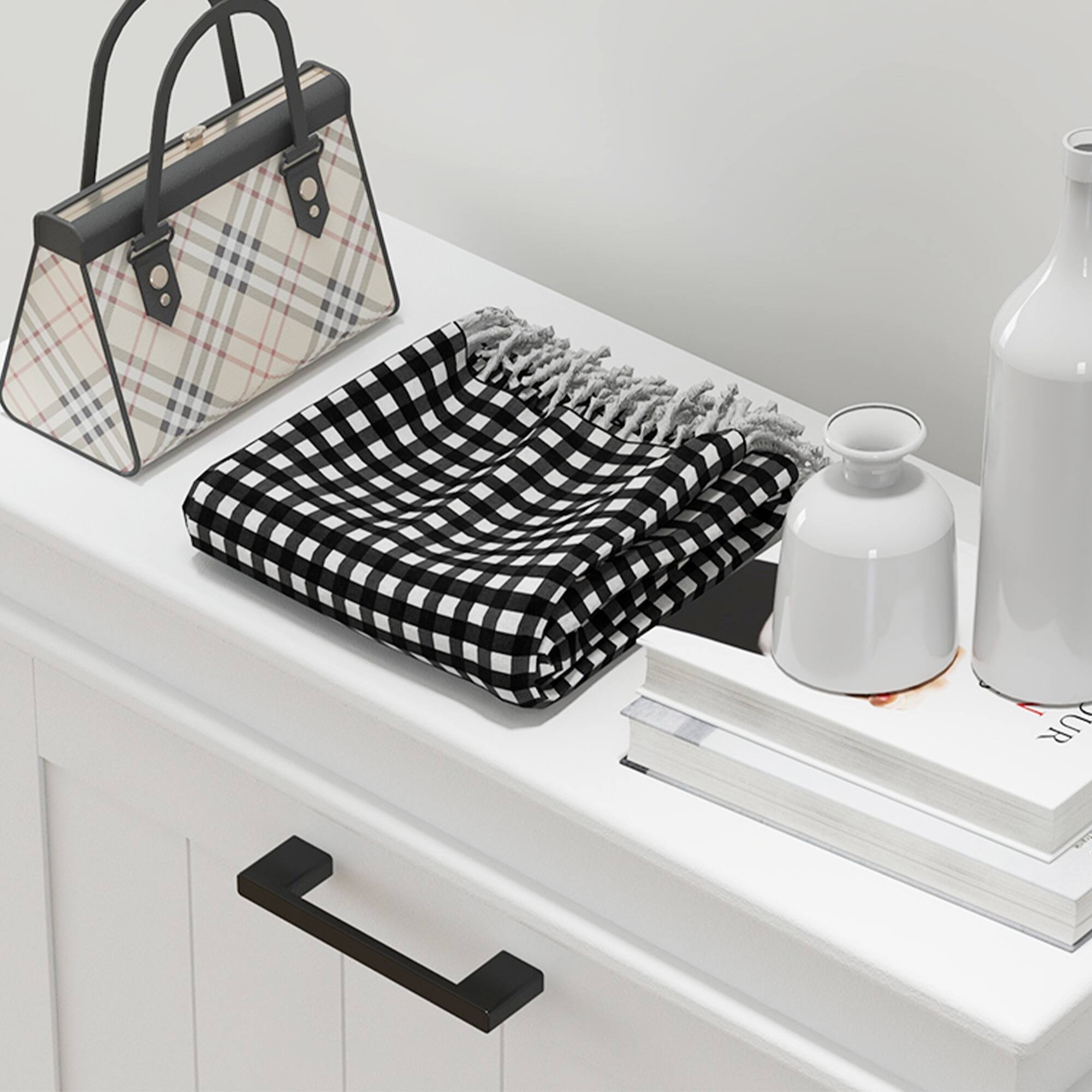 Alt View 7. Homcom - Shoe Cabinet for Entryway, Narrow Shoe Rack Storage Organizer with 3 Flip Drawers and Adjustable Shelves - White.