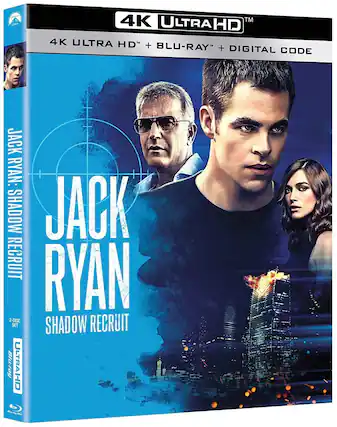 Front. Jack Ryan: Shadow Recruit - 4K Blu-Ray.