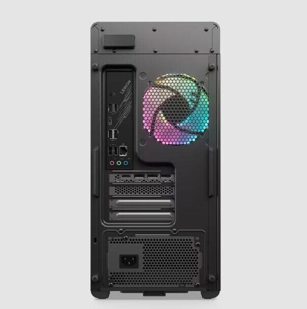Angle. Lenovo - Lenovo Legion T5 Tower Desktop PC i5-14400F GeForce RTX 4060 8GB 512GB SSD W11H - Storm Grey.