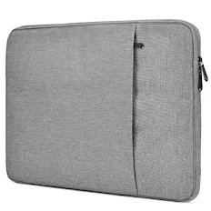 Front. Vena - MacBook Sleeve, Laptop Sleeve 14 Inch Laptop Case Padded Laptop Bag Protector Sleeve Cover for Lenovo HP Dell, Gray - Gray.