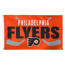 WinCraft - Philadelphia Flyers 3' x 5' Hockey Stick Deluxe Single-Sided Flag - Multicolor