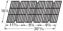 Music City Metals - MCM636403334 grid, ci, 16.875 x 30.8125; Outdoor Gour