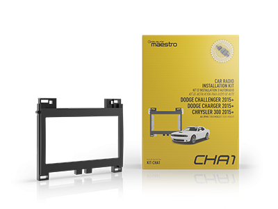 Maestro Car Radio Installation Kit  
- Dodge Challenger 2015+  
- Dodge Charger 2015+  
- Chrysler 300 2015+  
Kit-CHAT  
Kit-CHJ