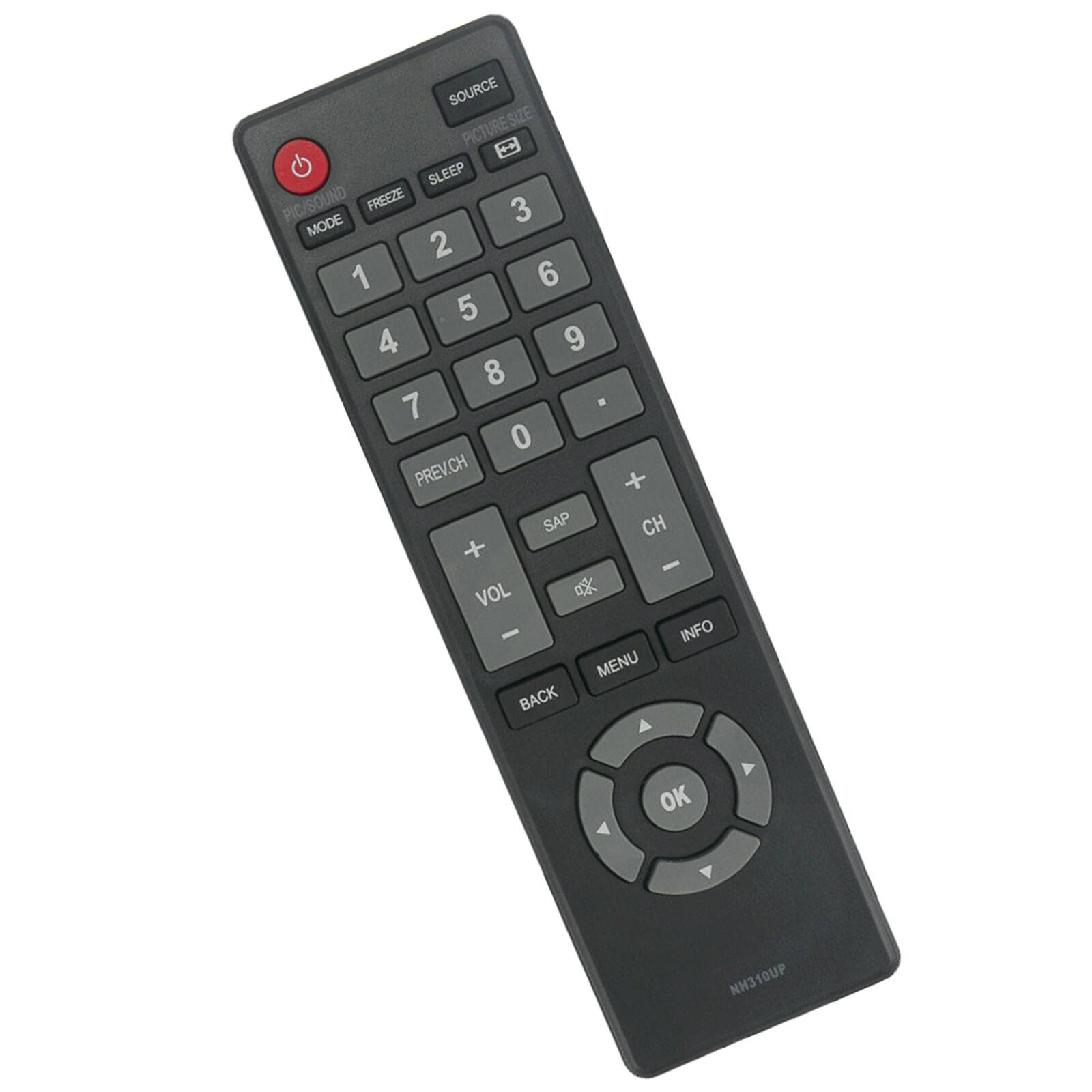 SOURCE PICTURE SIZE . SLEEP PIC/SOUND FREEZE 3 MODE 2 1 6 5 4 9 8 7 0 PREV.CH + SAP CH + - VOL - INFO MENU BACK OK NH310UP
