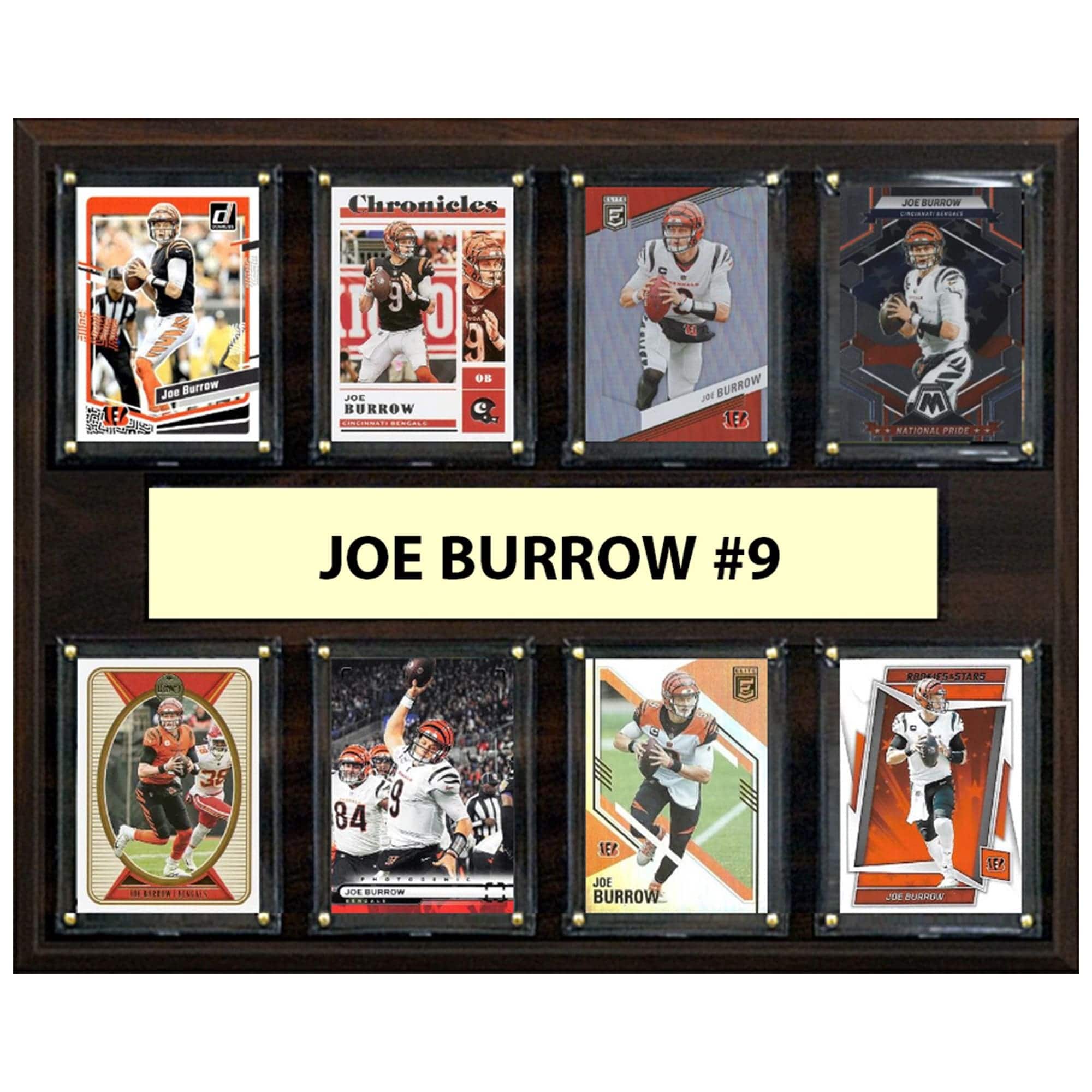 "C&I Collectibles - Joe Burrow Cincinnati Bengals 12"" x 15"" Trading Card Plaque - Multicolor" price history on PriceWatchPro