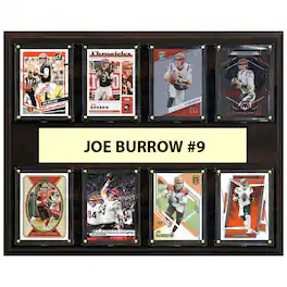 C&I Collectibles - Joe Burrow Cincinnati Bengals 12" x 15" Trading Card Plaque - Multicolor