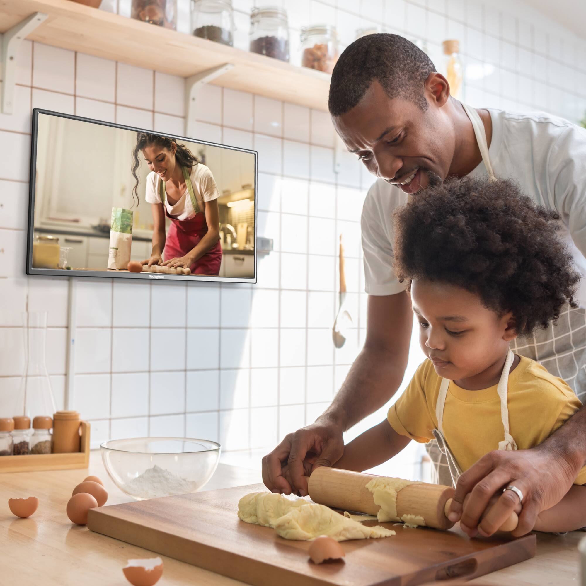 Left. Westinghouse - Westinghouse WD24HX5201 24 inch HD DVD Combo TV - Black.