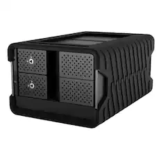 Front. Glyph - Glyph Blackbox Pro Raid 16TB USB C 3.1 Black Desktop Drive with 7200 RPM.