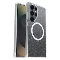 Front. OtterBox - Symmetry Series Hard Shell with Magnets for Samsung Galaxy S25 Ultra - Stardust 3.0.