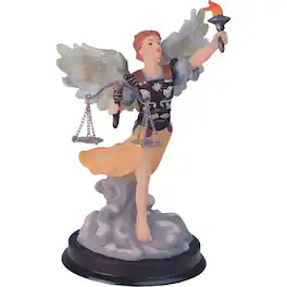 FC Design - 6"H Archangel Uriel Angel of Wisdom Holy Figurine Statue Office Desk Tabletop Home Decor Gift - Multi-Color