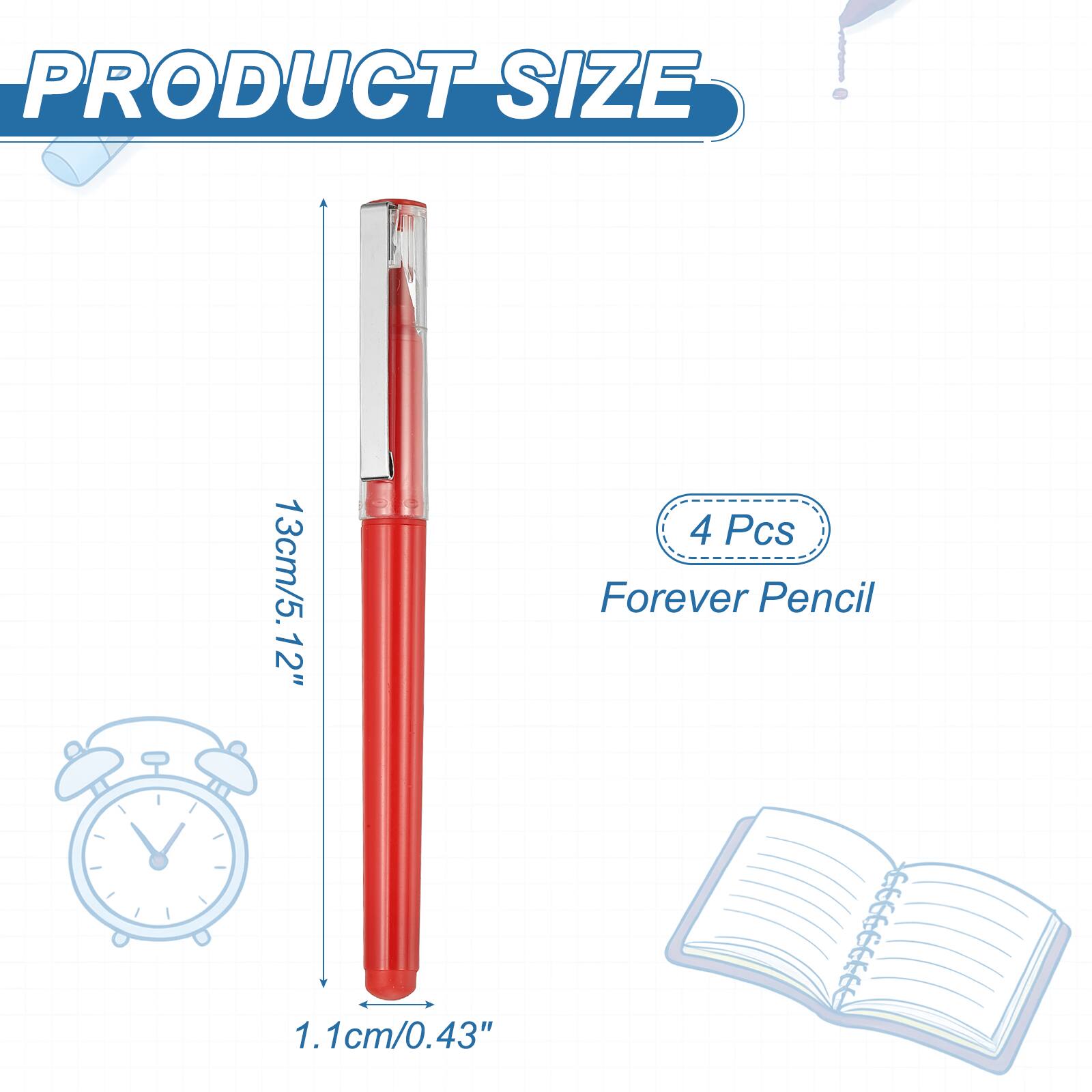 PRODUCT SIZE  
13cm/5.12"  
4 Pcs  
Forever Pencil  
1.1cm/0.43"
