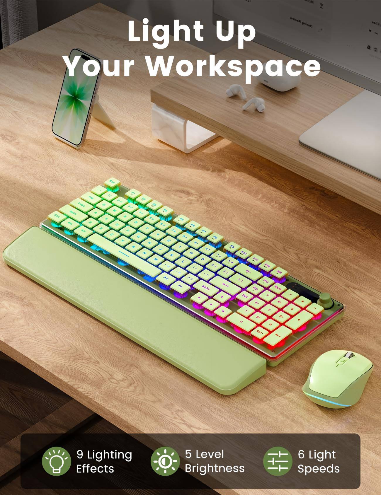 W Mor Design Files Light Up Your Workspace

Etc
CAM
Tab Caps TLA
e W E S x F y
G
y fa !! U or F J OF a M L P 5 :: 1 > All Fo SAIFE .
LL -
!!! F12 HM 11 30 cn Ruel Del - 5 2- 50 e 3 DOI- ~
9
.
9 Lighting Effects
5 Level Brightness
6 Light Speeds