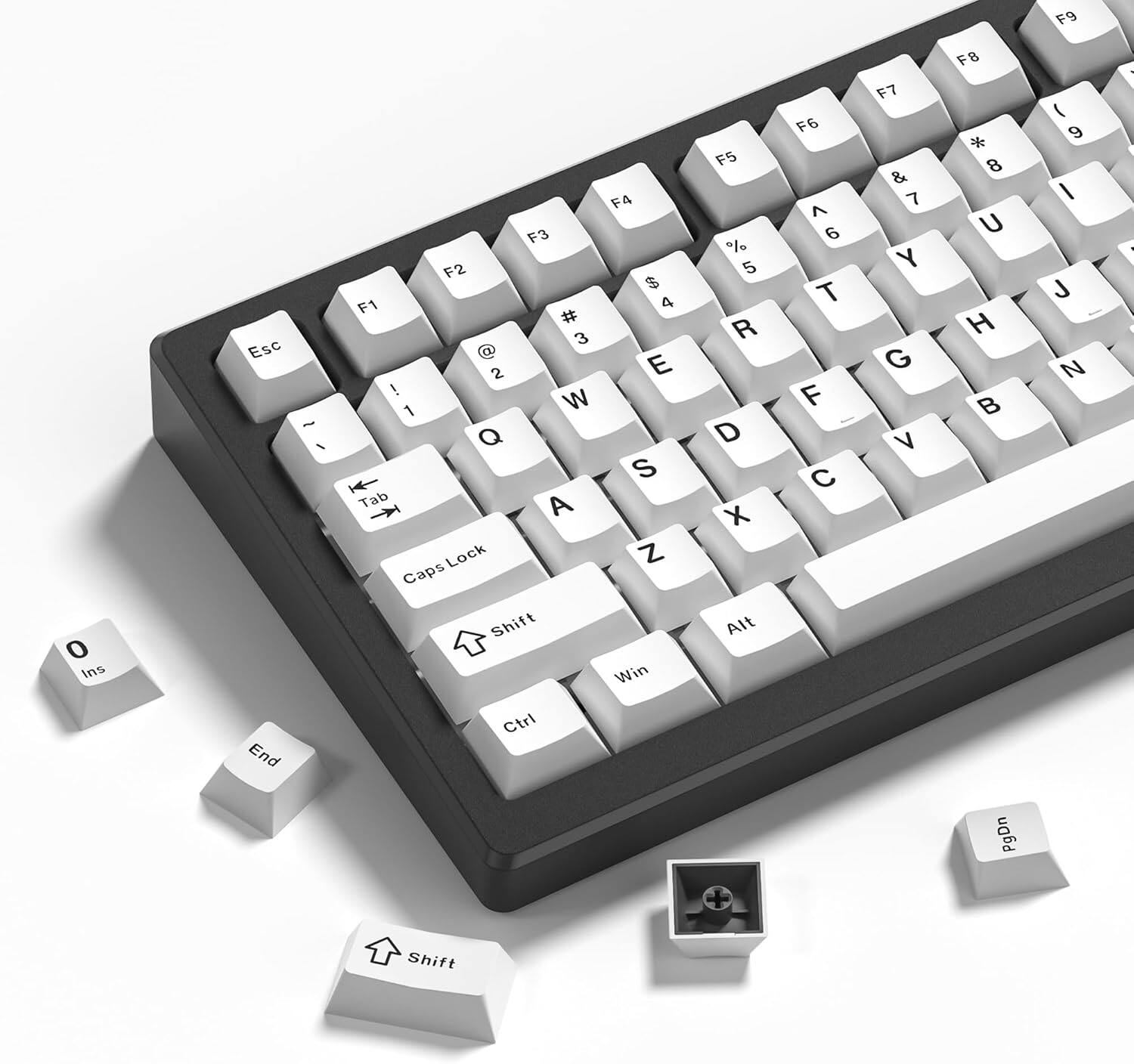 F9 o Ins Esc End - I F3 F2 F1 # 3 2 ! 1 W Q Tab A Lock Caps Shift Ctrl F4 $ 4 E S Z Win F5 % 5  D X Alt F6 ^ 6 T F C F7 & 7 Y G V F8  8 U H  ( 9 I J N 1 I 1 PgDn + Shift