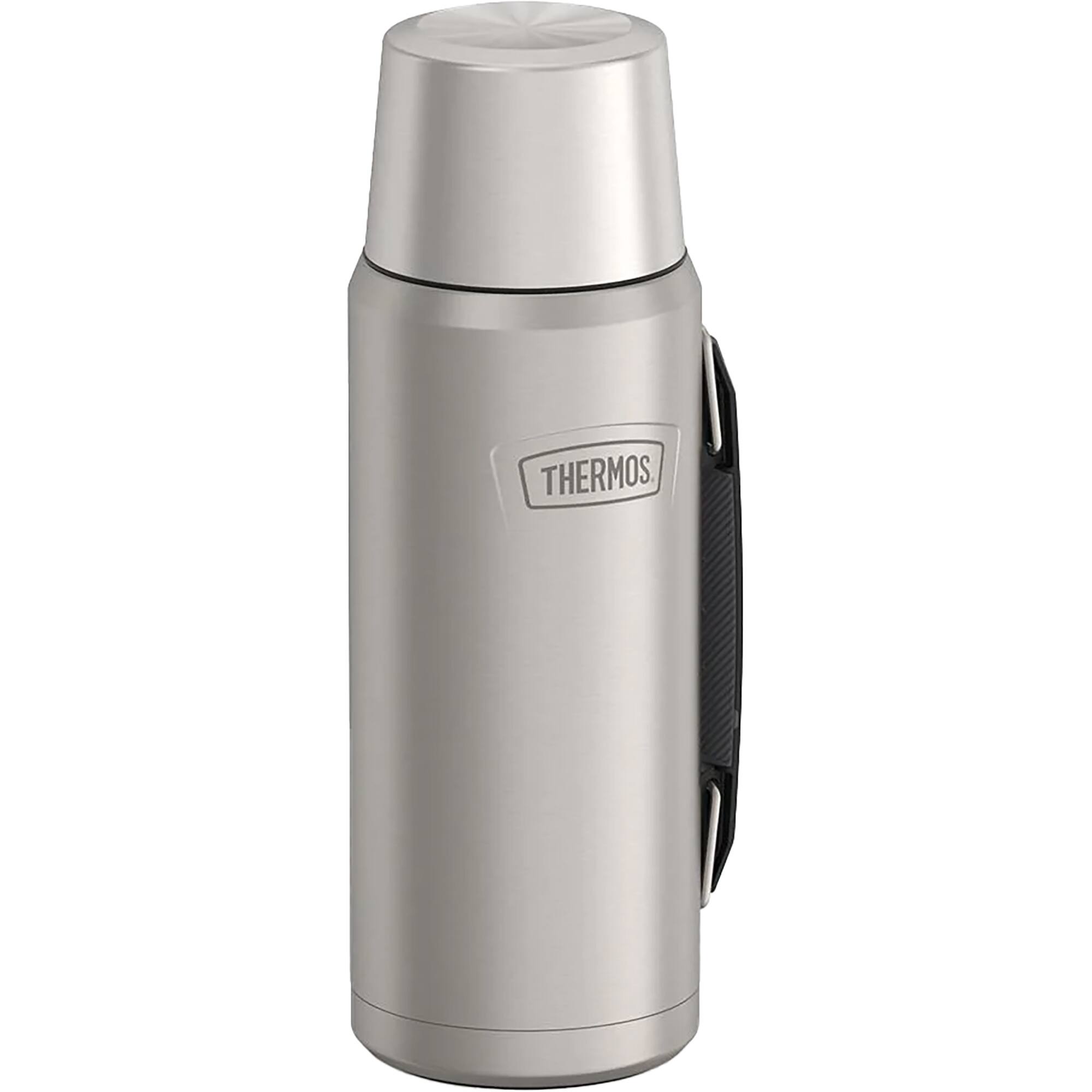 Alt View 1. Thermos - Thermos 40 oz Icon Stainless Steel Beverage Bottle- Matte Stainless Steel - Matte Stainless Steel.