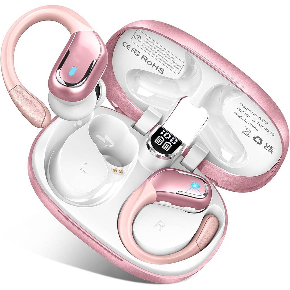 ACJPR - Wireless Earbuds BT 5.4, ENC Mics, 75H Playtime, IP7 Waterproof