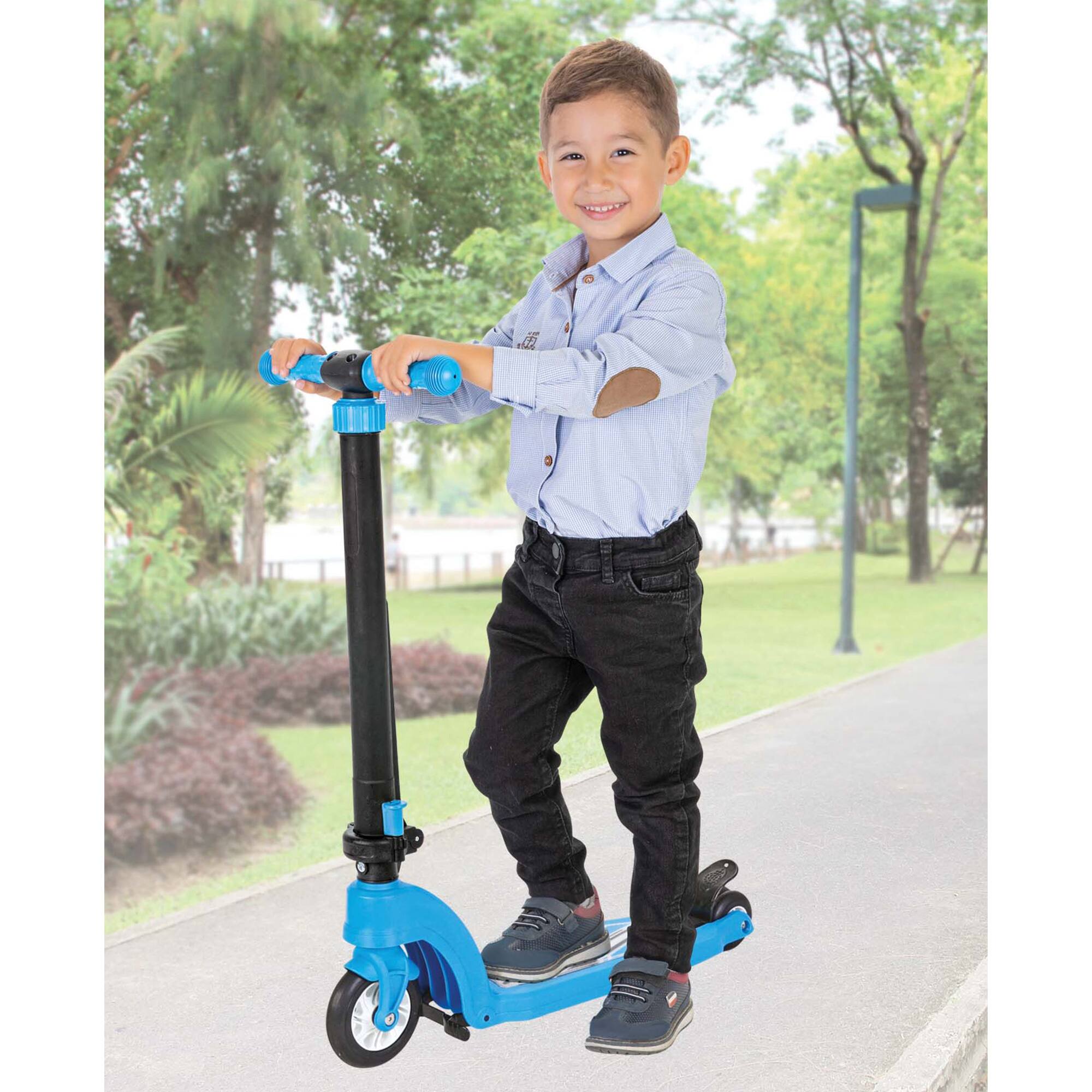 Alt View 3. Pilsan - Pilsan 07-360 Children's Outdoor Ride-On Toy Sport Scooter for Ages 6+, Blue - Blue.