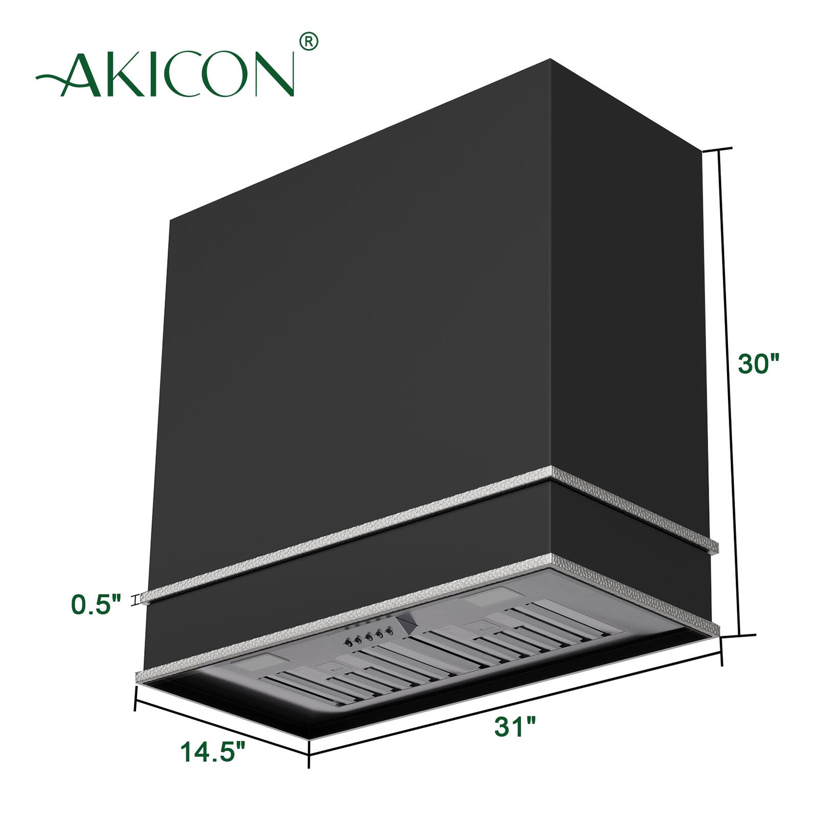 AKICON  
30"  
0.5"  
14.5"  
31"