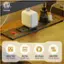 The text on the image is grouped and corrected as follows:

"Intertek listed 120V/12A 4 AC outlets 5V/2A 2 USB ports 6.5-foot power cord ON/OFF 1 power switch."