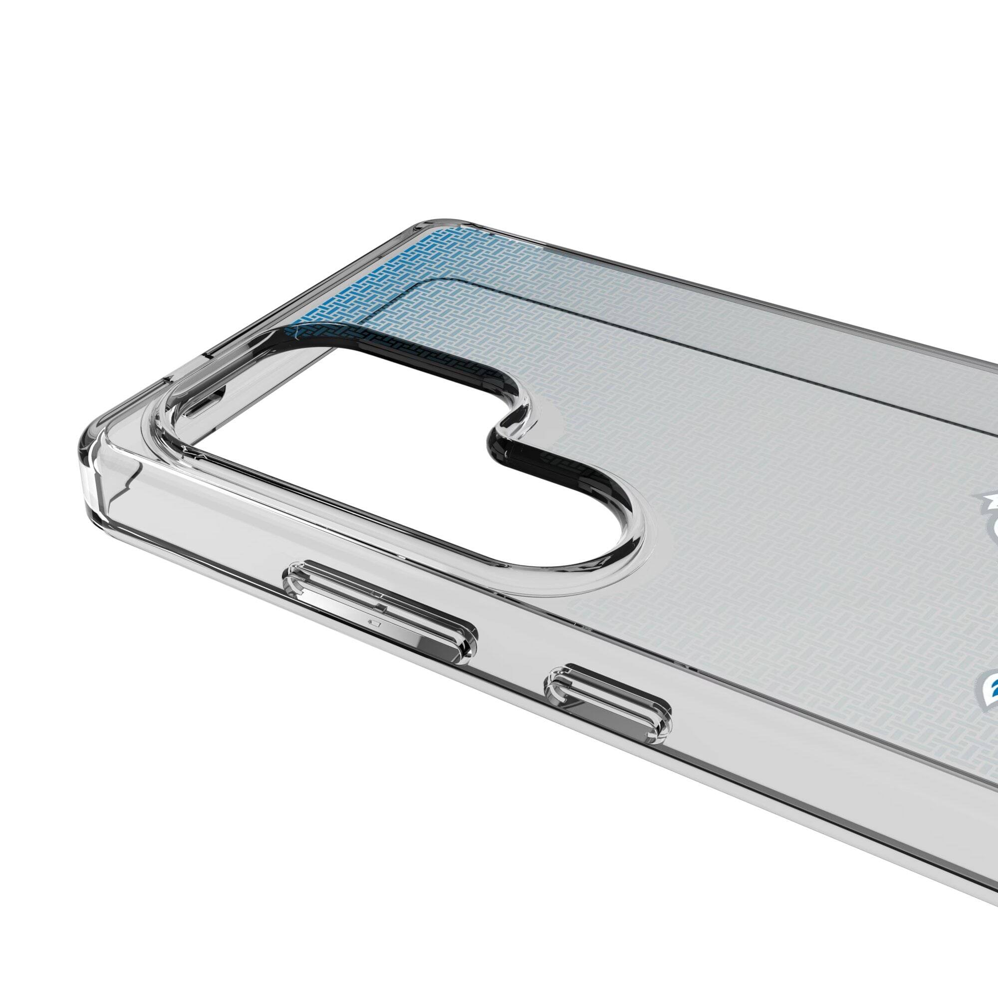 Alt View 2. Keyscaper - Detroit Lions Linen Logo Galaxy Clear Case - S25 - Multicolor.