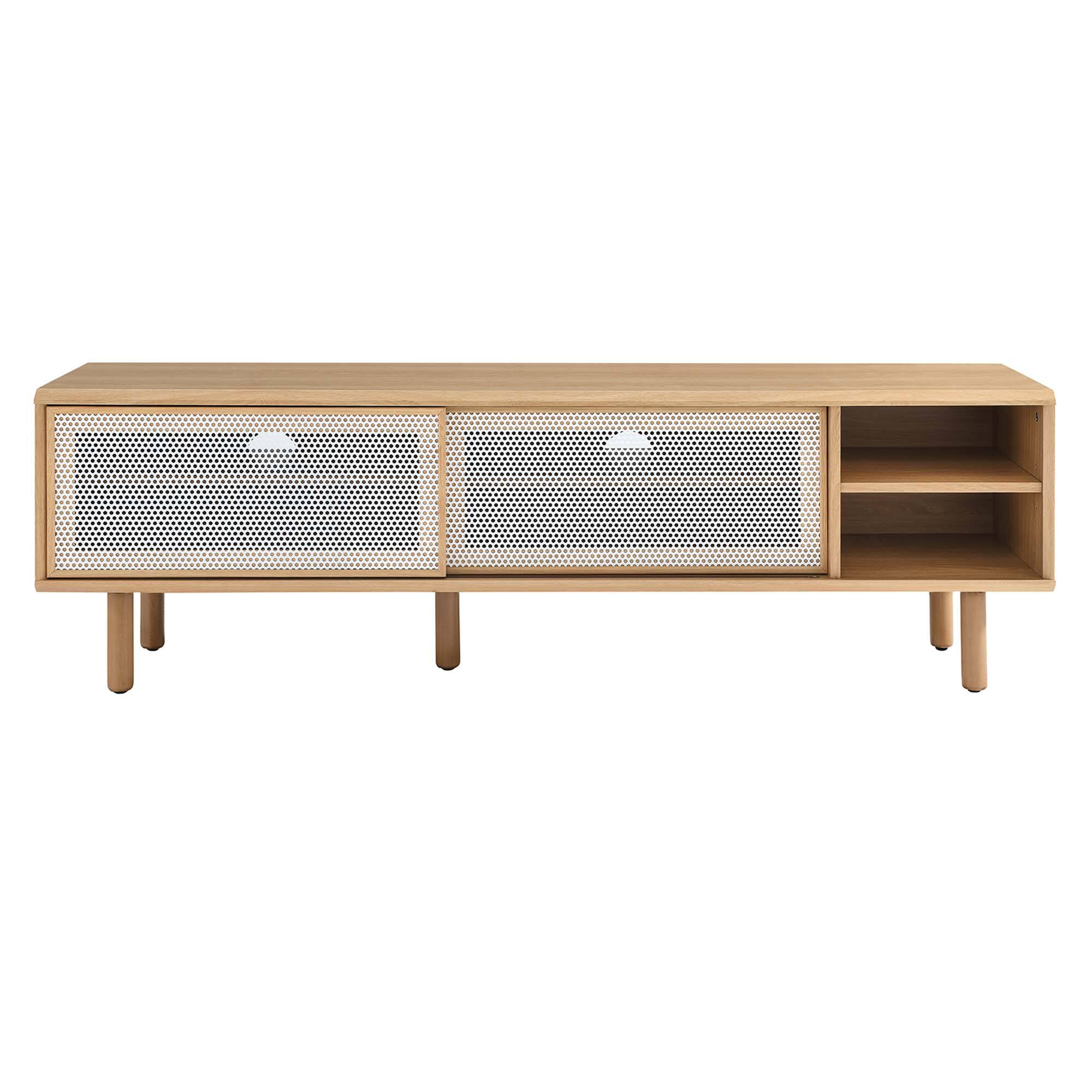 Alt View 1. Modway - Kurtis 60" TV Stand by Modway - Oak.
