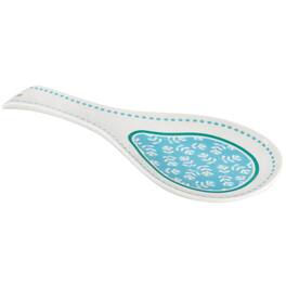 Gibson - Home Village Vines Fine Ceramic Spoon Rest - Blue